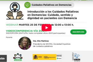 Cuidados paliativos en demencias: «El cuidado es un vínculo entre dos personas en el que ambas se tienen que comprender»