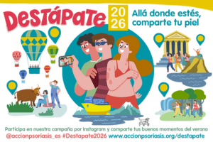 Acción Psoriasis invita a mostrar la piel sin complejos con una nueva edición de #Destápate