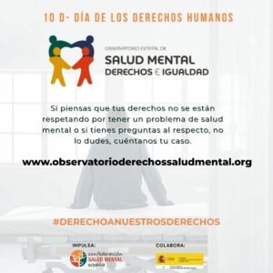 SALUD MENTAL ESPAÑA exige que no se apruebe un protocolo que avala tratar y contener contra su voluntad a personas con problemas de salud mental