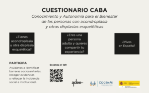Pacientes con acondroplasia impulsan un cuestionario estatal para visibilizar barreras