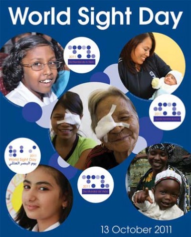 Cartel del Día Mundial de la Visión 2011.