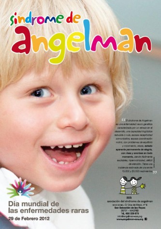 Cartel de la Asociación Síndrome de Angelman
