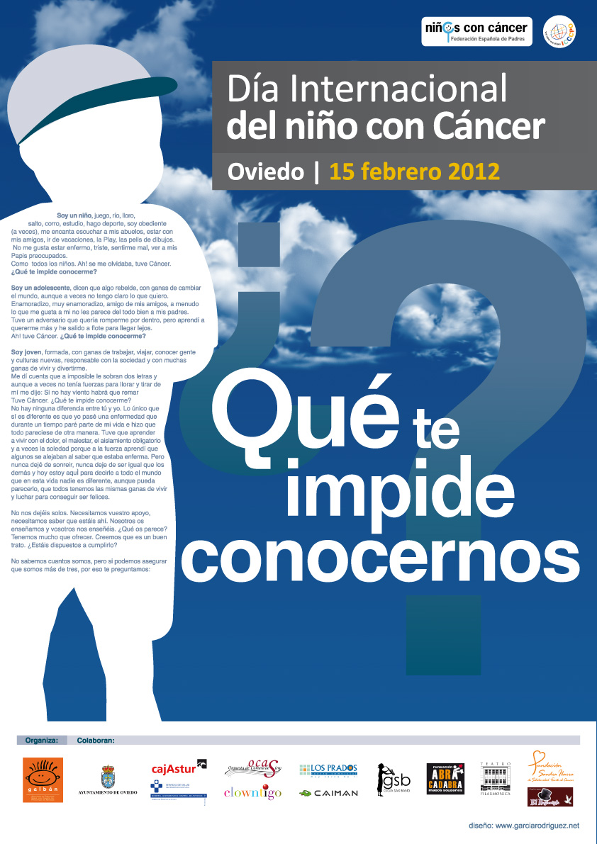 15 de febrero, Día Internacional del Niño con Cáncer