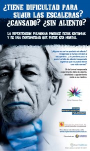 'sin aliento' campaña de la asociación nacional de hipertensión pulmonar