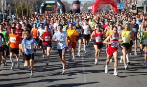 Imagen de una carrera popular