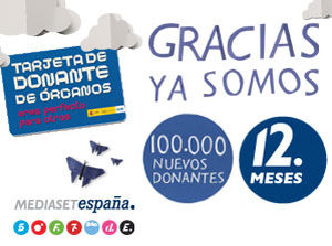 La campaña ‘Eres perfecto para otros’ alcanza los 100.000 posibles donantes de órganos