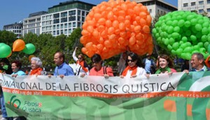suelta de globos contra la fibrosis quistica