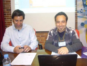 Javier Luengo, director gerente de FEAPS Madrid, y Jose Jiménez, responsable de ocio de la organización