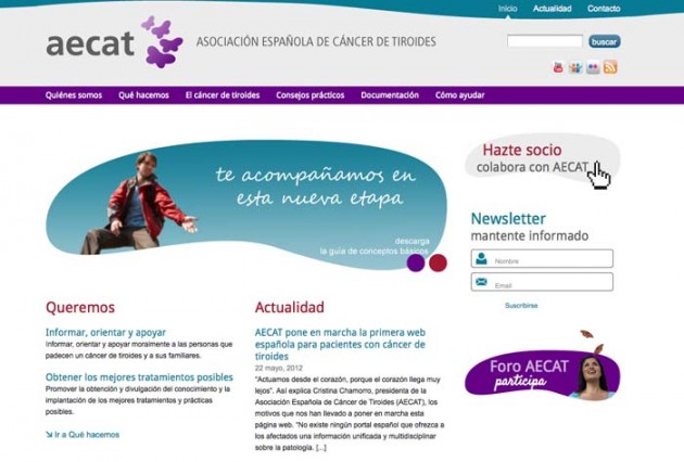 nueva pagina web de la aecat