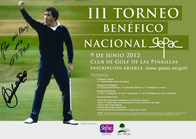 III Torneo Nacional Benéfico de Golf de GEPAC en Albacete