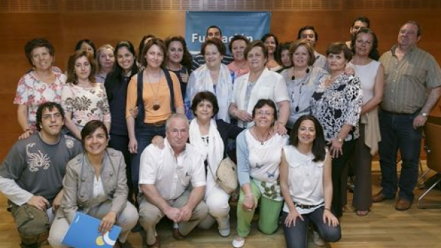 Imagen del grupo que finalizó el taller el año pasado en la Fundación Cajasol.