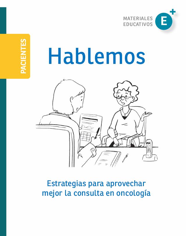Manual para mejorar la comunicación de pacientes de cáncer con sus médicos