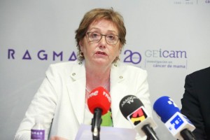 Roswitha Britz, presidenta de la Federación Española de Cáncer de Mama (FECMA).
