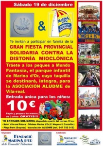 fiesta contra la distonía mioclónica