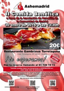 cartel Comida Benéfica