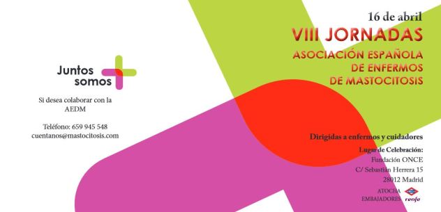 VIII Jornadas de Mastocitosis de la AEDM, el sábado en Madrid