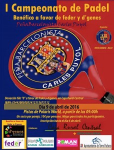 Torneo Pádel FEDER-D'genes