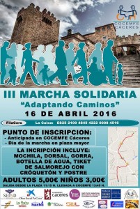 marcha solidaria COCEMFE Cáceres