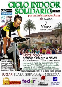 ciclo indoor solidario FEDER Extremadura