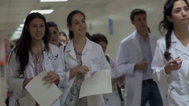 Alumnos de la Facultad de Medicina de la Universidad Autónoma de Madrid.
