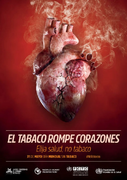 Resultado de imagem para el tabaco rompe corazones
