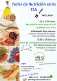 ‘Taller de Nutrición en la ELA’ de ELA Andalucía, el 15 de mayo en Málaga ‘Taller de Nutrición en la ELA’ de ELA Andalucía, el 15 de mayo en Málaga