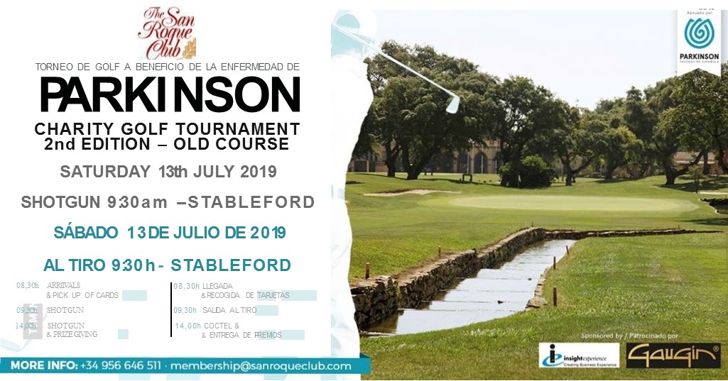 II Torneo de Golf Benéfico a favor de la Federación Española de Parkinson
