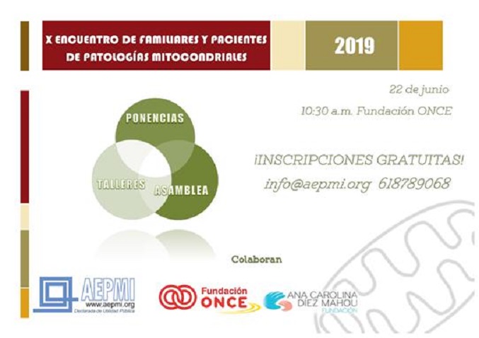 ‘X Encuentro de Familiares y Pacientes con Patologías Mitocondriales’ de AEPMI