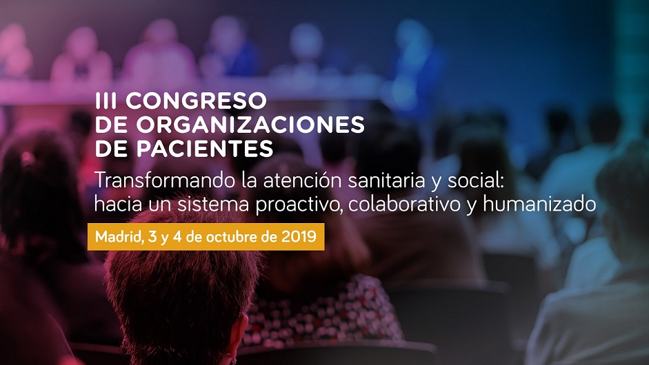 Abierta la inscripción en el III Congreso de Organizaciones de Pacientes