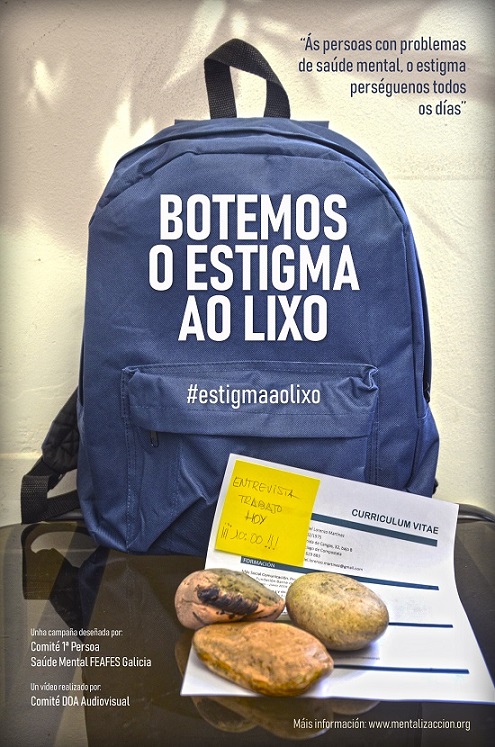 Campaña ‘Tiremos el estigma a la basura’ de Salud Mental FEAFES Galicia