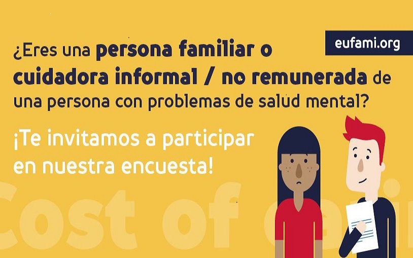 Encuesta para conocer el coste del cuidado no remunerado en la salud mental