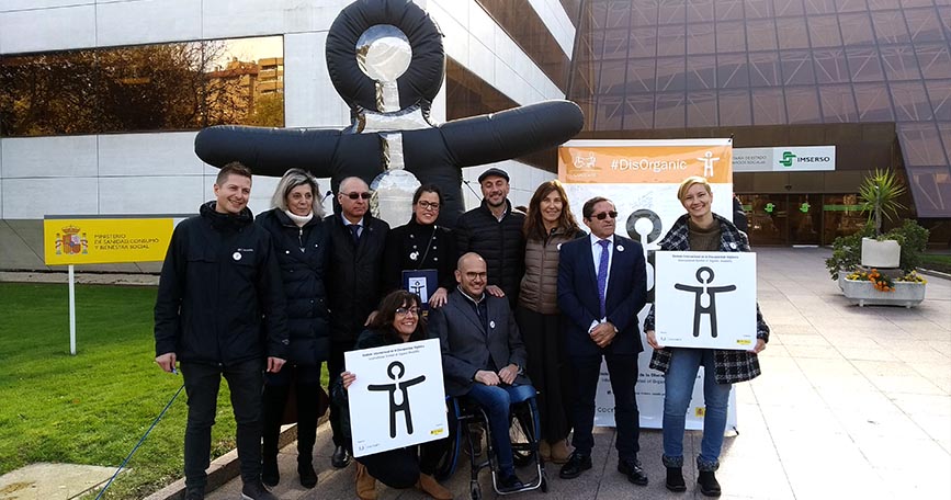 Símbolo para visibilizar la discapacidad orgánica
