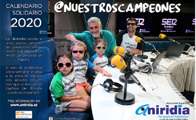 Calendario solidario con la aniridia