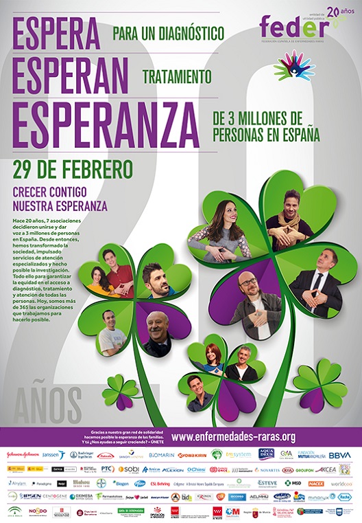 ‘Crecer contigo, nuestra esperanza’ en el Día Mundial de las enfermedades raras
