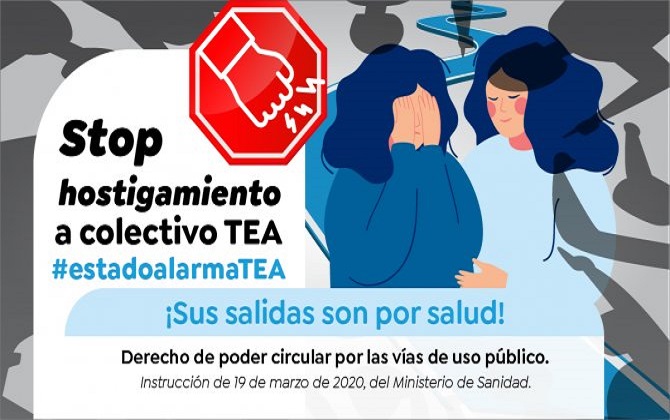 Personas con TEA hostigadas por salir a la calle