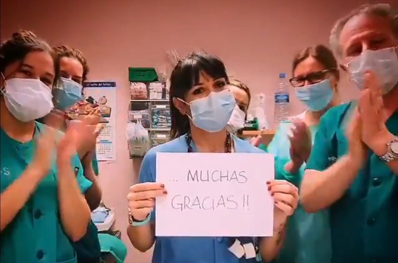 Gracias a los profesionales que siguen trabajando por el bienestar del país