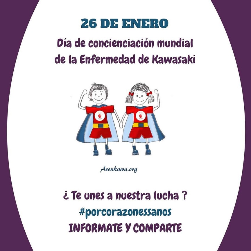 Por corazones sanos en el Día Internacional de Concienciación de la Enfermedad de Kawasaki