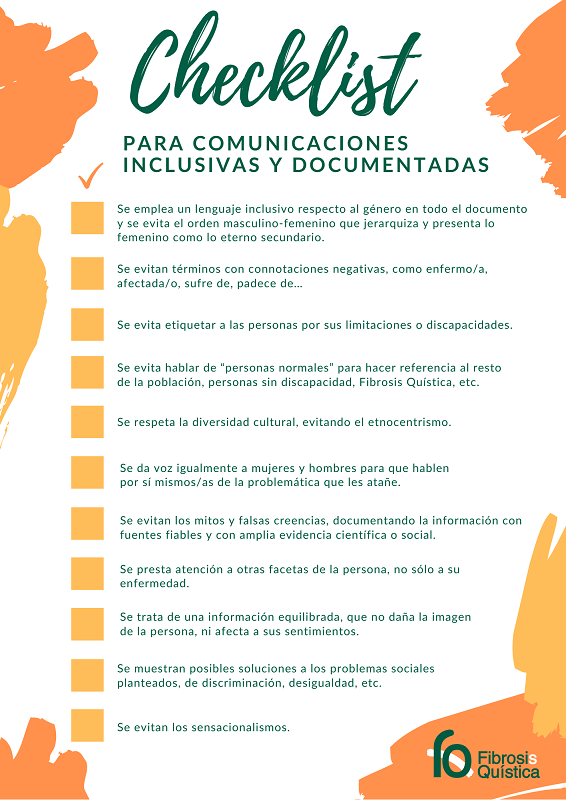 ‘Checklist’ para una comunicación inclusiva