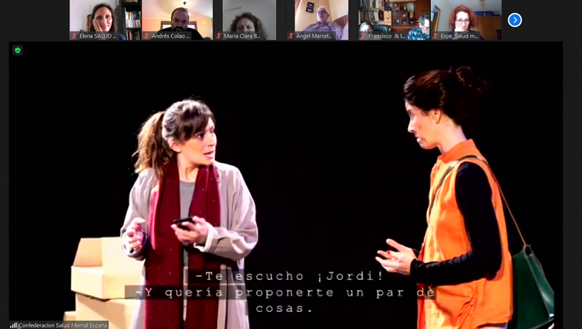 Salud mental: teatro virtual contra el estigma en el trabajo
