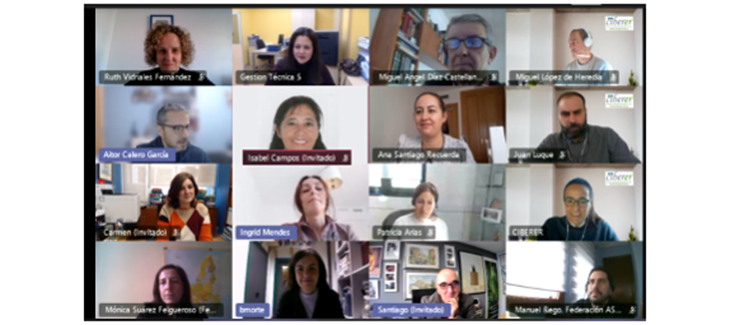 Los pacientes participan por primera vez en la evaluación de proyectos de investigación del CIBERER