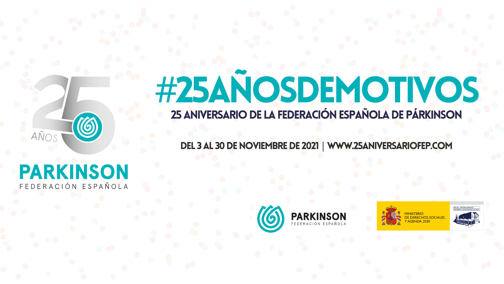 25 años de motivos de la Federación Española de Párkinson