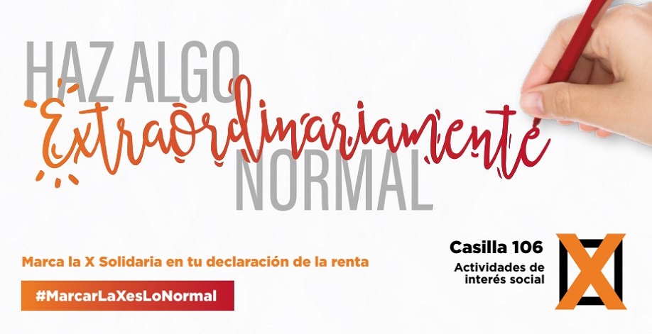 Marca la ‘X solidaria’, un gesto extraordinariamente normal