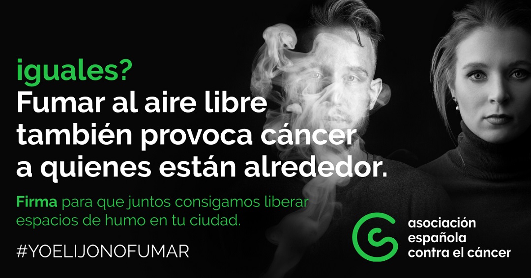 Firma para que haya más espacios libres de humo de tabaco