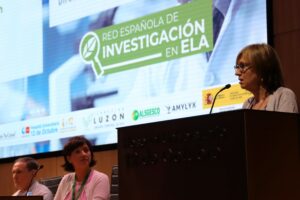 Marina Pollán en jornada sobre ELA de Fundación Luzon