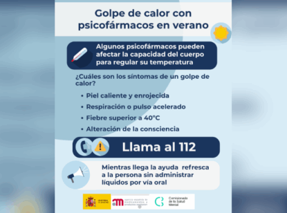 Recomendaciones para proteger a quienes usan psicofármacos durante el calor extremo