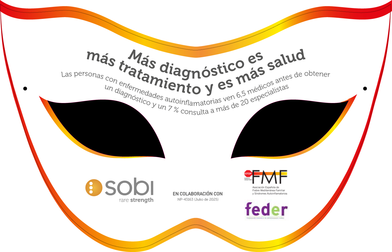 Una campaña para ‘desenmascara’ las enfermedades autoinflamatorias