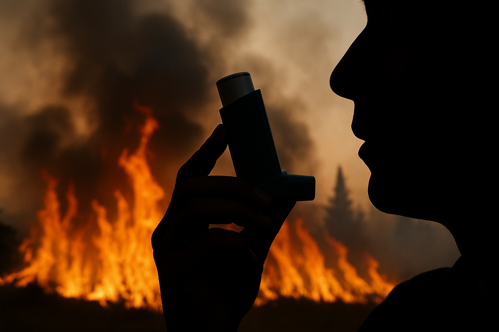 Fuego y pacientes respiratorios