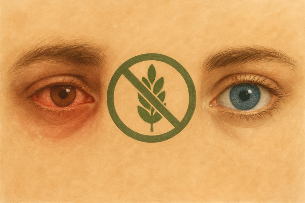 La celiaquía también puede afectar a la visión: ojo seco, cataratas y uveítis
