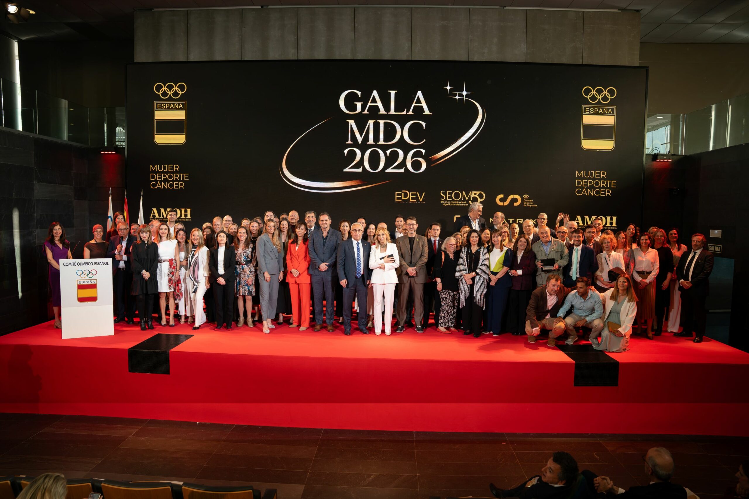 La gala ‘Mujer-Deporte-Cáncer’ reconoce proyectos clave que impulsan el ejercicio físico y el deporte como herramienta frente al cáncer