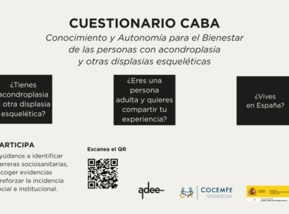 Pacientes con acondroplasia impulsan un cuestionario estatal para visibilizar barreras